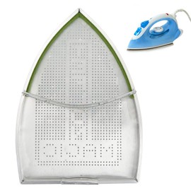 Iron Shoe Protector, 21.5 x 15 cm, Aluminium Ironing Plate Protects Fabric Shine, Ironing Accessories for Durable Use, for Electric Sole, Quick Installation, Cover Most