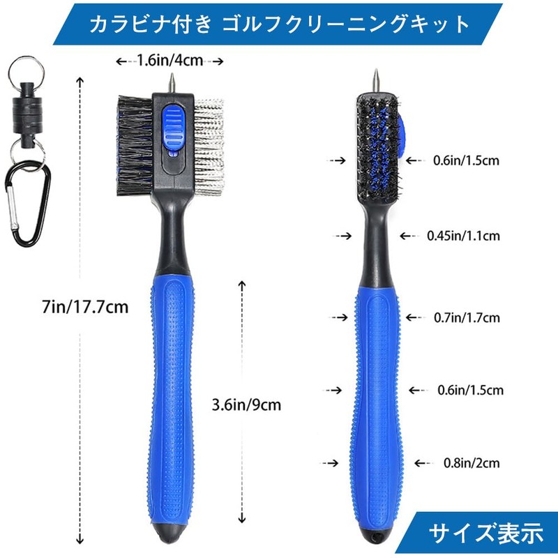Golf Club Brush, Clean, Maintenance Tool, Club Groove Sharpener, Golf