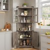 dainslef 67" Tall Corner Cabinet with Storage, Farmhouse Corner Hutch