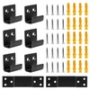Sekonow Movable Mirror Clips for Wall Mounting, Stainless Steel Heavy