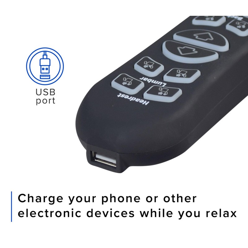 10-Button 5-Pin Replacement Remote Hand Control for Mega Motion Power