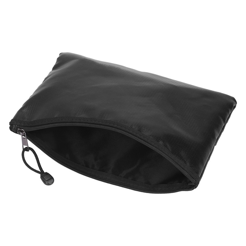 Multifunctional File Bag Fireproof Money Bag Waterproof Safe Storage Pouch