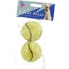 SRV Hub 2 x Dog Tennis Balls Rubber Dog Balls