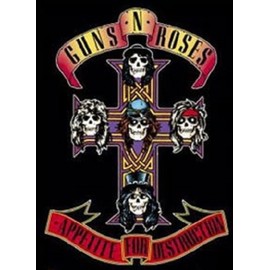 Bioworld Guns N' Roses Appetite For Destruction Large Fabric Poster/Flag 1100mm x 750mm