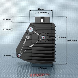 1PZ JP2-50G Regulator Yamaha Villago 250 XV250 S Motorcycle Maintenance Parts Replacement Durable