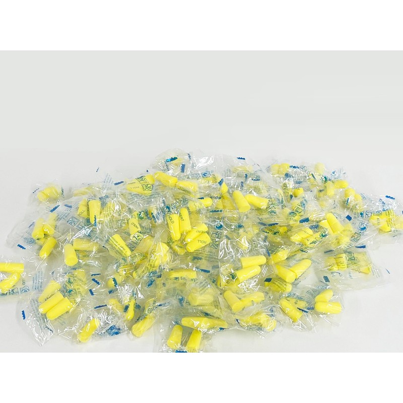 Ear Plugs, 100 Pairs of 200 Pieces, Complete Sound Insulation,