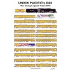 Union Pacific 844 Living Legend Full Train 11"x17" Poster Andy Fletcher signed