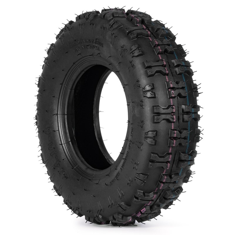 4.10/3.50-6 4.10-6 410-6" Tire and Inner Tube Compatible for Lawn