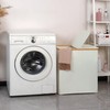 efluky Laundry Hamper with Lid, Double Laundry Hamper with 2