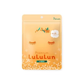Premium Lulululululun Face Mask, Osmanthus Scent, 7 Pieces x 3 Bags