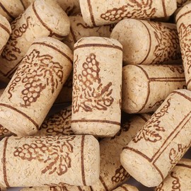 Tapón de madera de la botella de vino de los corchos naturales del corcho de 100 Count Wine Corks