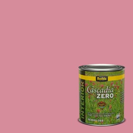 Rodda Paint CASCADIA ZERO Interior Semi-Gloss Paint & Primer in One, Quart, Rambling Rose