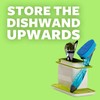 Scotch-Brite Non-Scratch Dishwand Kit, 1 Dish Wand & 7 Sponge