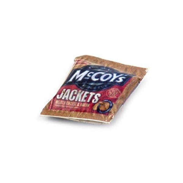 MyTinyWorld 4 x Dolls House Miniature McCoys Jackets Melted Cheese