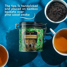 Pantenger Lapsang Souchong Loose Leaf Tea. 3 Ounces - 40 Servings. Smoked Black Tea Loose Leaf.