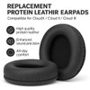 Replacement EarPads Compatible with Hyper-X Cloud 1/2/3/Pro/Core/Alpha/Alpha S/Flight/Stinger/Mix/CloudX Headsets –