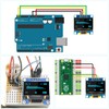 APKLVSR 3 x 0.96 Inch OLED Display I2C 128 x