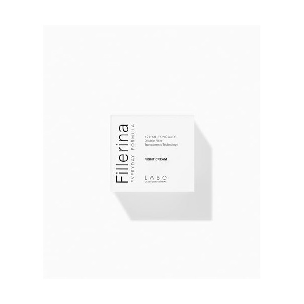 Fillerina Every Day Formel Nachtcreme, feuchtigkeitsspendend und aufpolstend, leichte Textur,