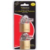 Sterling BPL402 2 x 40mm Medium Profile Brass Padlock-Keyed Alike