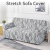 Ausing Sofa Cover with Leaf Pattern for Living Room Fashion