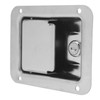 Toolbox Latch Flush Mount Locking Paddle Latch with 2 Keys