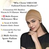 SAKUCHI Chemo Hats Solid Women's Bamboo Soft Headwear, FadedDenim, Unit