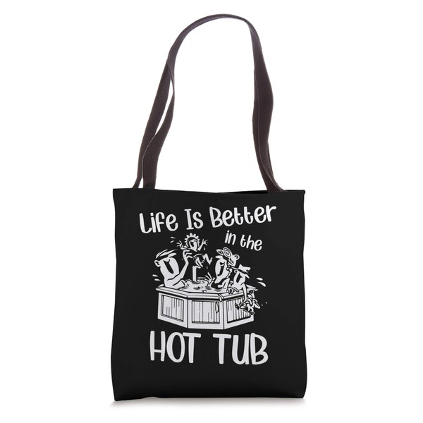 Life Is Better In The Hot Tub Retro Vintage -