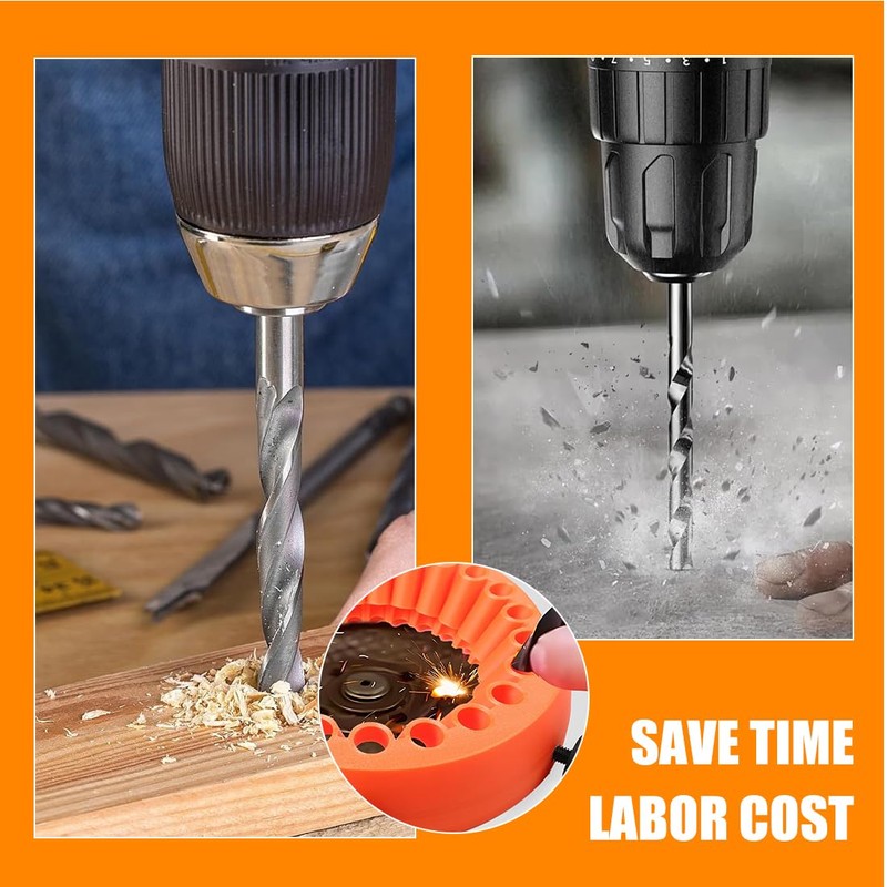 MOLZINY Bohrerschleifgerät Alt Bohrers Bohrer Schleifgerät Mehrzweck-Bohrerschärfer 2 bis 13