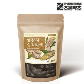 Joeun Yakcho 생강 생강차 삼각티백 1g x 100티백 (대용량) Ginger Ginger Tea Triangle Tea Bags 1g x 100 Bags (Large Size)