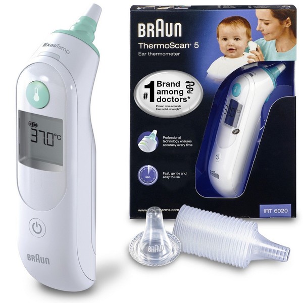 Braun ThermoScan-5 IRT6020 Ear Thermometer by Kaz Consumer Products UK Ltd