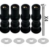 4 Pcs Toilet Seat Bolts Screws, Toilet Seat Top Part