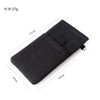 KFPH Double Eyeglasses Pouch Large Squeeze Top Microfiber Soft Glasses