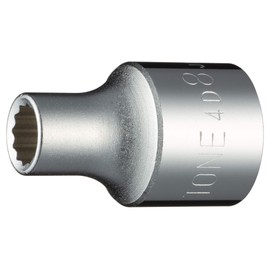 Tone Socket (12 Angles) 4D-08 Insertion Angle 12.7 mm (1/2 mm), Double Side Width 0.3 inches (8 mm)