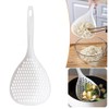 Long Handled Colander Pasta Scoop -Strainer Ladle, Pasta Drainer, Wash