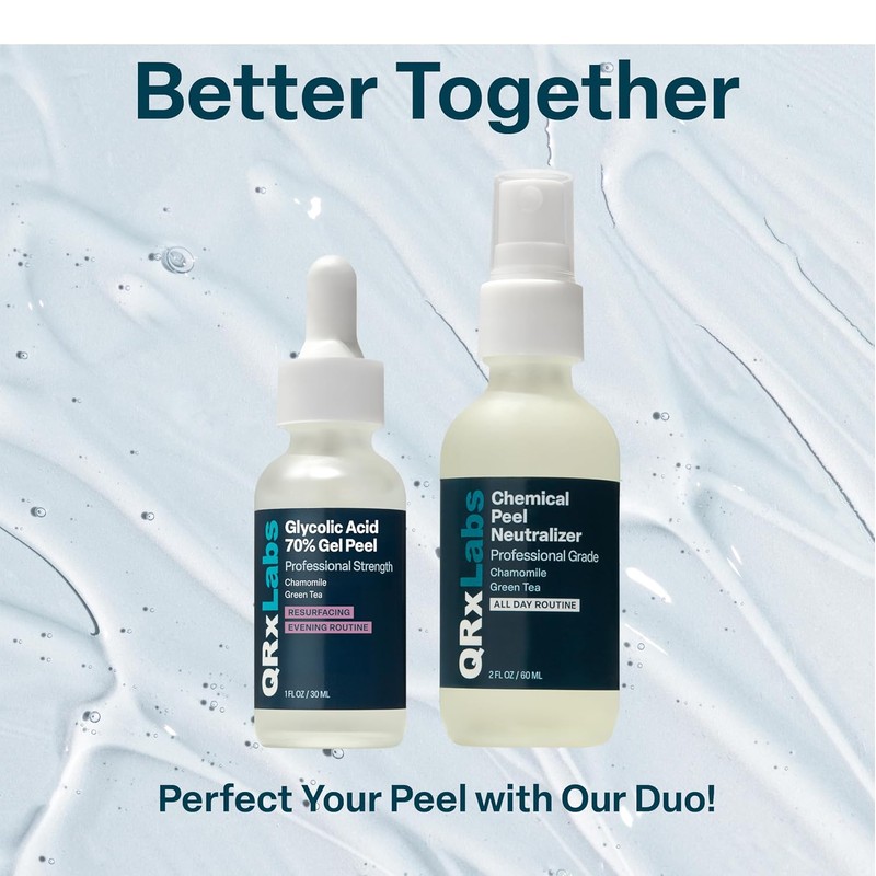 QRxLabs Chemical Peel Neutralizer Spray - Glycolic Acid Peel Neutralizer