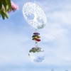 H&D Crystal Rainbow Suncatcher, Hanging Metal Pendant