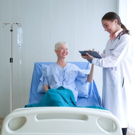 Konmee IV Poles IV Stands Portable Rolling 2 Hook 5 Legs Adjustable Height with Brake Wheels, Stainless Steel