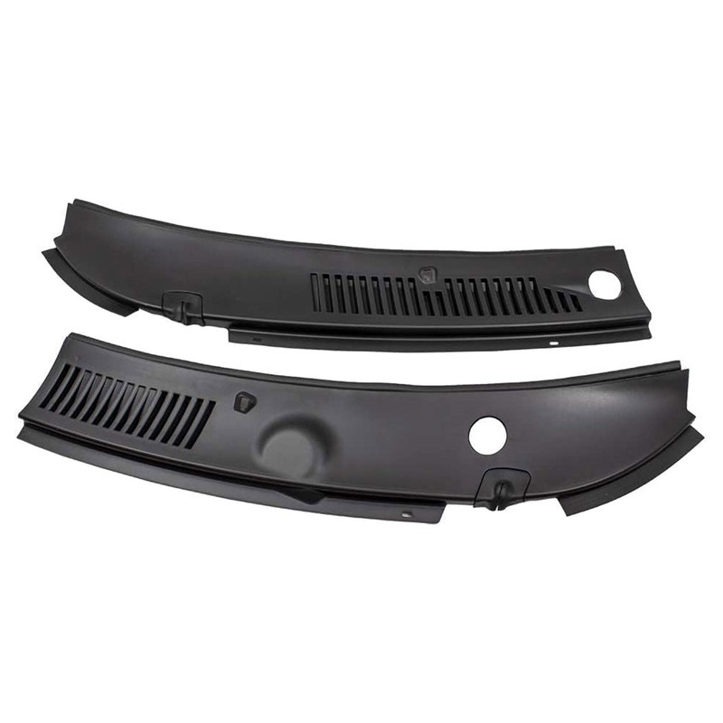 Brock Replacement IMPROVED 2-Piece Windshield Wiper Cowl Grille Vent Cover