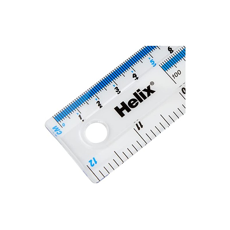 Helix 12 inch Clear Ruler