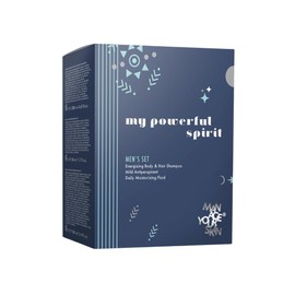 Dr. Spiller My Powerful Spirit Manage Your Skin Care Set for Men with 200 ml Body & Hair Shampoo, 50 ml Antiperspirant, 100 ml Daily Moisturising Fluid Gift Set Travel Set