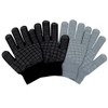 CuCuRa Gray Black 2 Pair Set (Anti-slip Work Gloves)