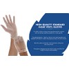 1ABOVE 100 Clear Vinyl Disposable Gloves | Latex | Powder