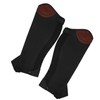 2Pcs Leather Half Chaps Equestrian Horse Riding Half Chaps Leg