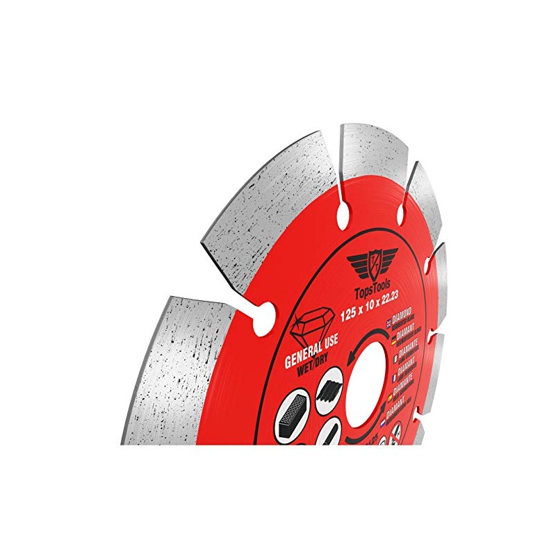 1 x TopsTools TTDS125 125mm (5 inch) x 10mm x