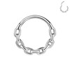 BodyAce 16G Nose Rings Septum Hoops, High Crafted Helix Hoop