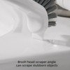 Genérico Bathtub Cleaner Brush Grout Scrubber with Non-Slip Handle