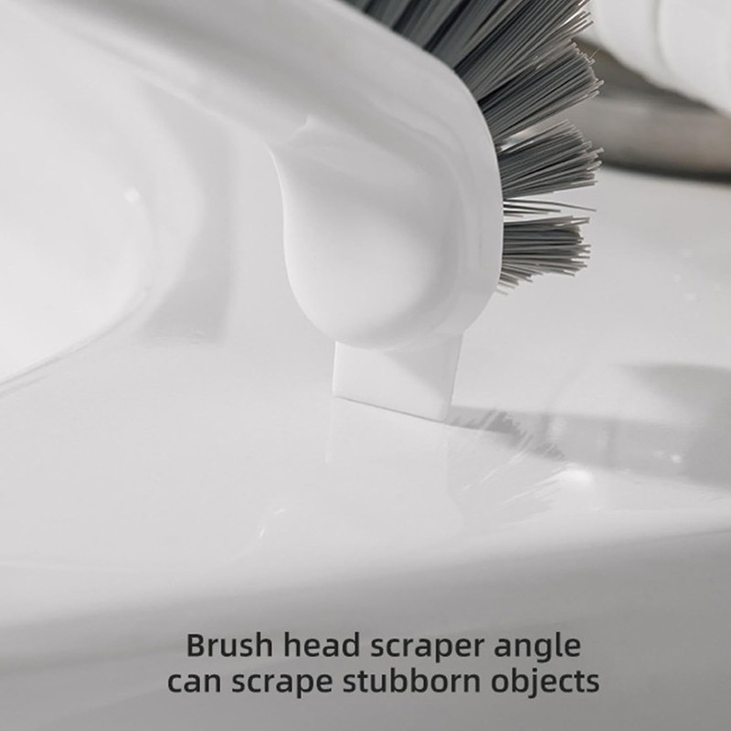 Genérico Bathtub Cleaner Brush Grout Scrubber with Non-Slip Handle