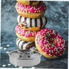 ABOOFAN Round Stainless Steel Doughnut Mold Reusable Baking Cutter for