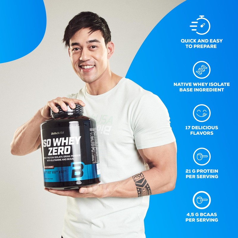 BioTechUSA Iso Whey Zero | Gluten, Sugar Free | Lactose