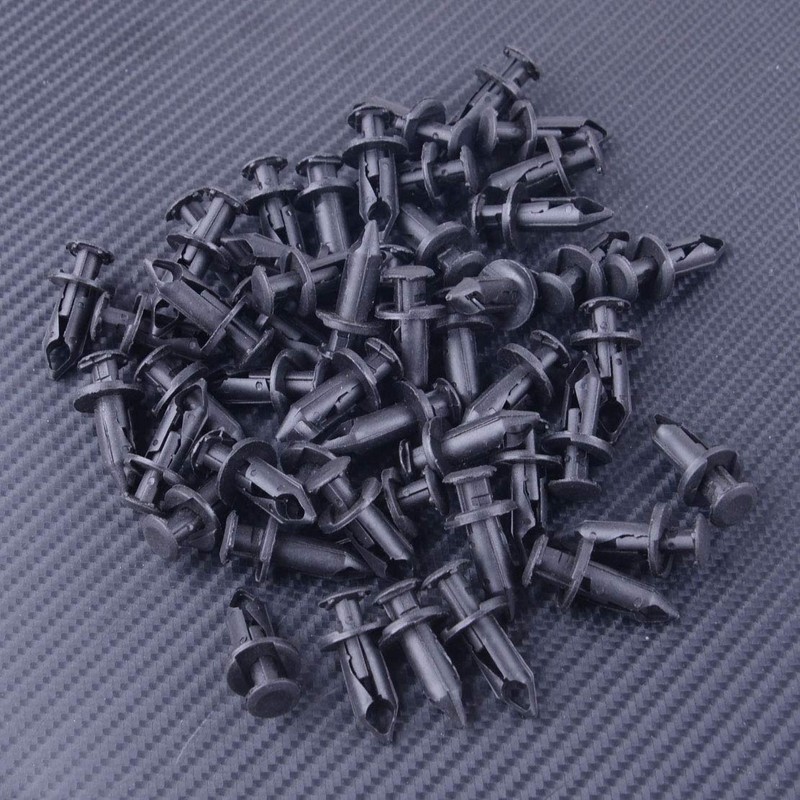 SaiDeng 50pcs Car Push Rod Clip 8mm Clip 5/16 Inch